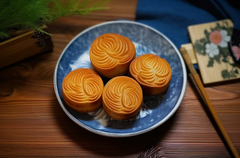 粤菜烘培下午茶广式点心月饼酥皮精致装饰实拍图,高清,摄影图,摄影图片,图片大全,摄影图免费下载